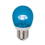 Лампа светодиодная Ecola Globe LED Color Crystal 3W G45 E27 Blue K7CB30ELC
