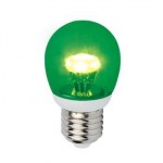Лампа светодиодная Ecola Globe LED Color Crystal 3W G45 E27 Green K7CG30ELC