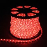 Дюралайт светодиодный Feron LED-R2W 2-х жильный 13мм 36LED/м 1.44Вт/м красный(26061)