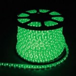Дюралайт светодиодный Feron LED-F3W 3-х жильный 11х17мм 72LED/м 2.44Вт/м зеленый(26069)