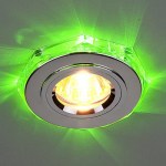 Встраиваемый светильник Elektrostandard 2020/2 SL/LED/GR хром/зеленый