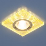 Встраиваемый светильник Elektrostandard 8361 золото/белый