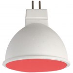 Лампа светодиодная Ecola GU5.3 MR16 color 7W Красный M2TR70ELC