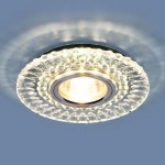 Встраиваемый светильник Elektrostandard 2197 MR16 CL/SL прозрачный/серебро