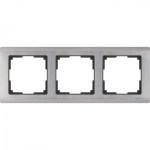 Рамка Werkel Metallic 3 поста глянцевый никель WL02-Frame-03