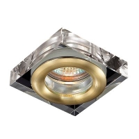 Встраиваемый светильник Novotech Aqua золото матовое 369882