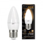 Лампа светодиодная Gauss LED Candle 9.5W E27 3000K 103102110