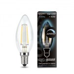 Лампа светодиодная Gauss LED Filament Candle Dimmable 5W E14 4100K 103801205-D