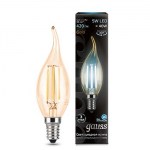 Лампа светодиодная Gauss LED Filament Candle Tailed 5W E14 4100K(104801805)