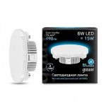 Лампа светодиодная Gauss LED GX53 6W 4100K(108008206)
