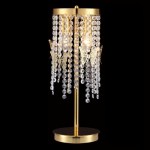 Настольная лампа Crystal lux Bloom золото LG2 Gold