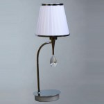 Настольная лампа Brizzi Alora хром/белый MA 01625T/001 Chrome
