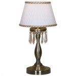 Настольная лампа Velante бронза/бежевый 142-504-01
