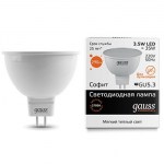 Лампа светодиодная Gauss LED Elementary MR16 GU5.3 3.5W 3000K(13514)
