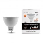 Лампа светодиодная Gauss LED Elementary MR16 GU5.3 9W 3000K(13519)