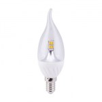 Лампа светодиодная Ecola Candle LED Tailed Crystal 4W E14 2700K C4YW40ELC