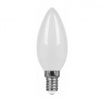 Лампа светодиодная Feron LB-58 филамент свеча матовая C35 5W E14 4000K 25648