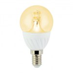 Лампа светодиодная Ecola Globe LED Premium 4W G45 Crystal E14 золотистый K4FG40ELC