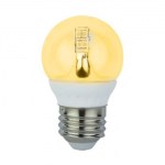Лампа светодиодная Ecola Globe LED Premium 4W G45 Crystal E27 золотистый K7FG40ELC