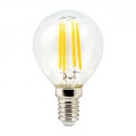 Лампа светодиодная Ecola Globe LED Filament 5W G45 E14 2700K N4GW50ELC