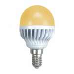 Лампа светодиодная Ecola Globe LED 7W G45 E14 золотистый K4NG70ELB