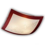 Светильник настенно-потолочный Sonex Sakura хром/коричневый/белый 2146