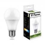 Лампа светодиодная Feron LB-92 A60 10W E27 4000K 25458