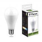 Лампа светодиодная Feron LB-100 A65 25W E27 4000K 25791