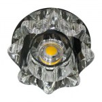 Встраиваемый светильник Feron JD159 LED COB хром/прозрачный