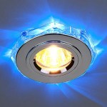 Встраиваемый светильник Elektrostandard 2020/2 SL/LED/BL хром/синий
