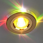 Встраиваемый светильник Elektrostandard 2060/2 GD/7-LED золото/мультиколор
