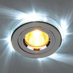 Встраиваемый светильник Elektrostandard 2060/2 SL/LED/WH хром/белый
