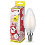 Лампа светодиодная ASD LED-СВЕЧА-deco 7Вт Е14 3000К IN HOME 4690612006772