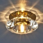Встраиваемый светильник Elektrostandard 8016 золото/прозрачный