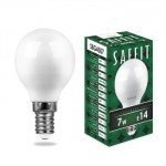 Лампа светодиодная Saffit SBG4507 G45 7W E14 4000K 55035