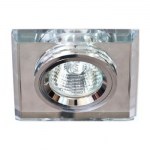 Встраиваемый светильник Feron 8170-2 хром/прозрачный
