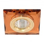Встраиваемый светильник Feron 8150-2 золото/коричневый