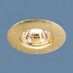 Встраиваемый светильник Elektrostandard 602 сатин золото