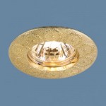 Встраиваемый светильник Elektrostandard 603 сатин золото