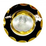 Встраиваемый светильник Feron 703 золото/чёрный