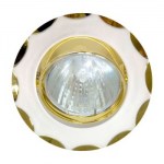 Встраиваемый светильник Feron 703 золото/жемчужное серебро