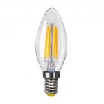 Лампа светодиодная Voltega Crystal LED Свеча 4W E14 2800K VG10-C1E14warm4W-F 6997