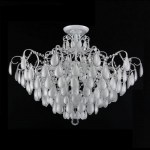 Люстра потолочная Crystal Lux Sevilia белый/серебряная патина PL9 Silver