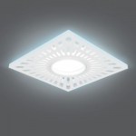Встраиваемый светильник Gauss Backlight BL128 белый GU5.3 3W Led 4000K