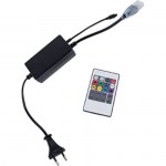 Контроллер Ecola LED strip 220V RGB IR controller (IP20) 1000W 4,5A для ленты 220V 14x7 IP68 с инфракрасным пультом CR141KESB