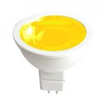 Лампа светодиодная Ecola MR16 LED Color 4.2W GU5.3 Yellow M2CY42ELT
