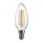 Лампа светодиодная Ecola Candle LED Premium Filament 6W E14 2700K N4QW60ELC