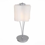 Настольная лампа ST Luce Onde серебро/белый матовый SL116.504.01