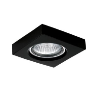 Встраиваемый светильник Lightstar Lui Micro Bl MR11 хром/черный 006167