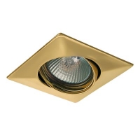Встраиваемый светильник Lightstar Lega Qua золото 011032